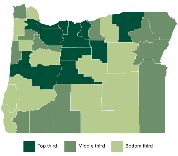 2025 Oregon by the Numbers Child Care Map 2025 Oregon by the Numbers Child Care Map
