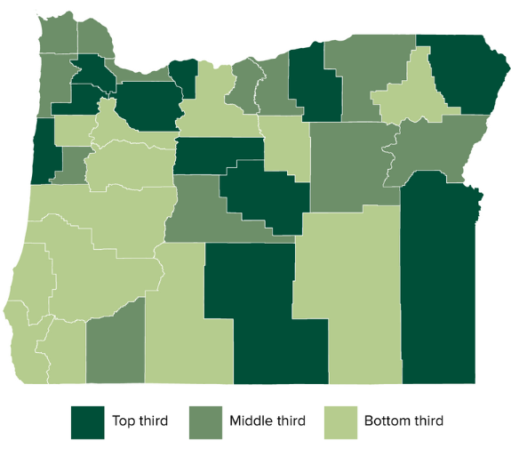 2025 Five-year high school graduation rate map 2025 Five-year high school graduation rate map