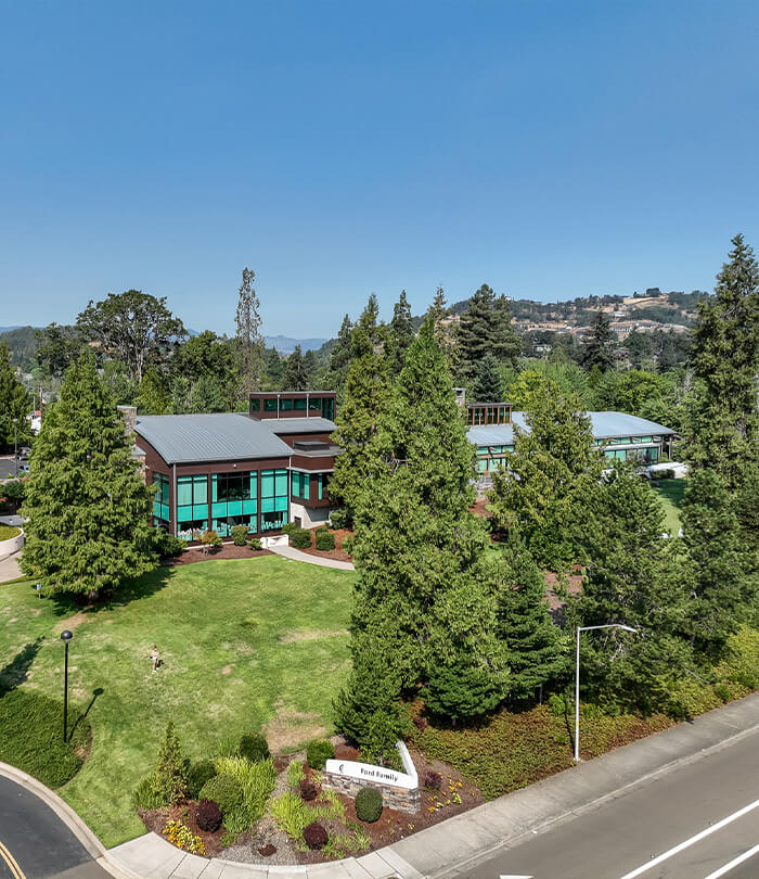 The Ford Family Foundation headquarters in Roseburg, Oregon Ford Family Foundation headquarters